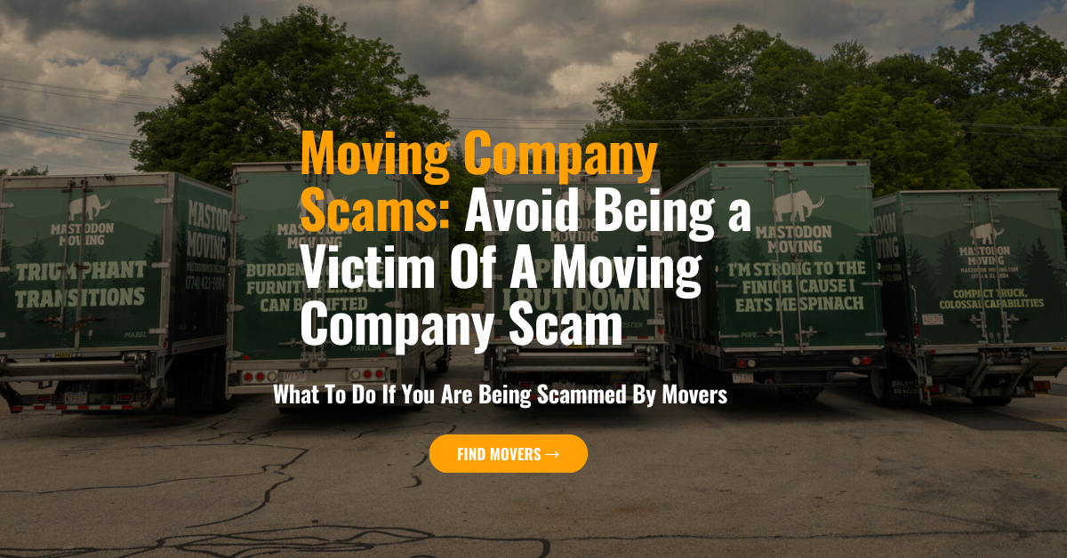 Moving Company Scams