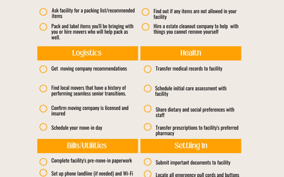 Assisted Living Checklist