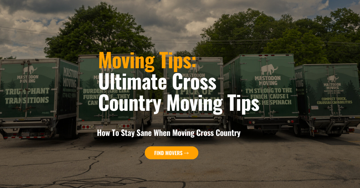 Cross Country Moving Tips