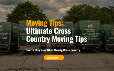 Moving Cross Country Tips