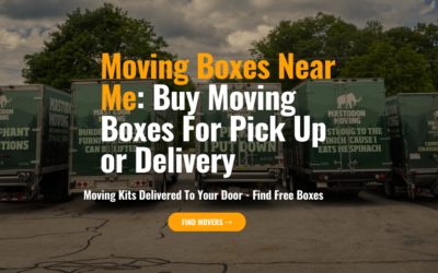 Moving Boxes Near Me