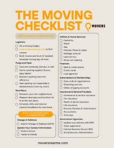 moving checklist pdf