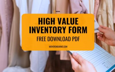 High Value Inventory Form