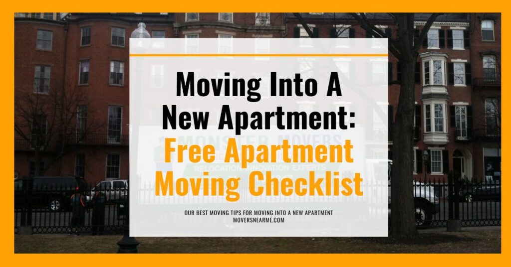 moving into a new apartment