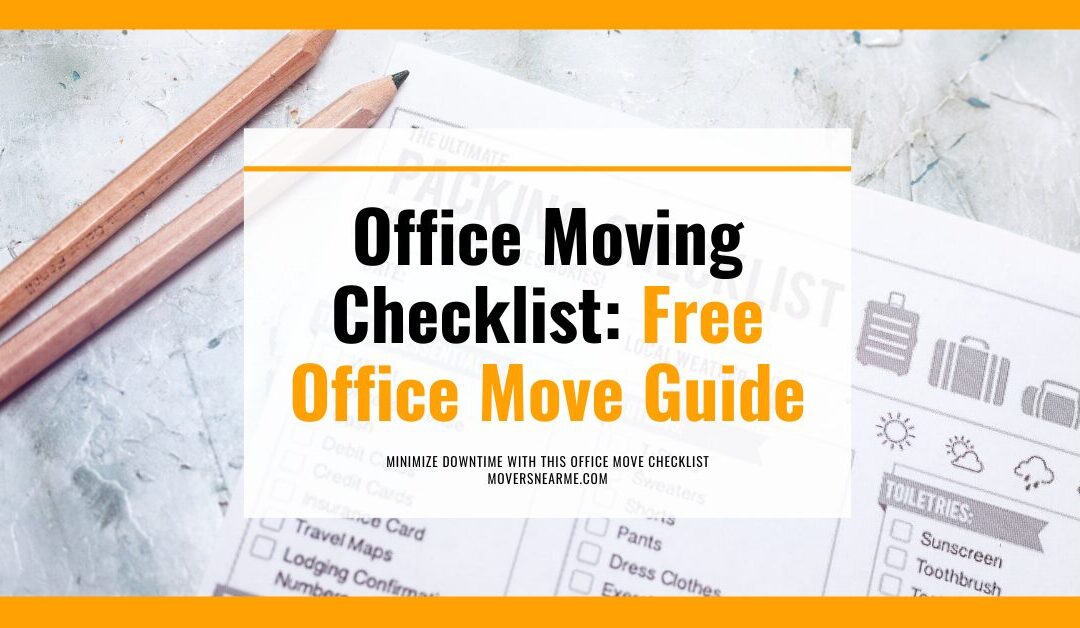 Office Moving Checklist