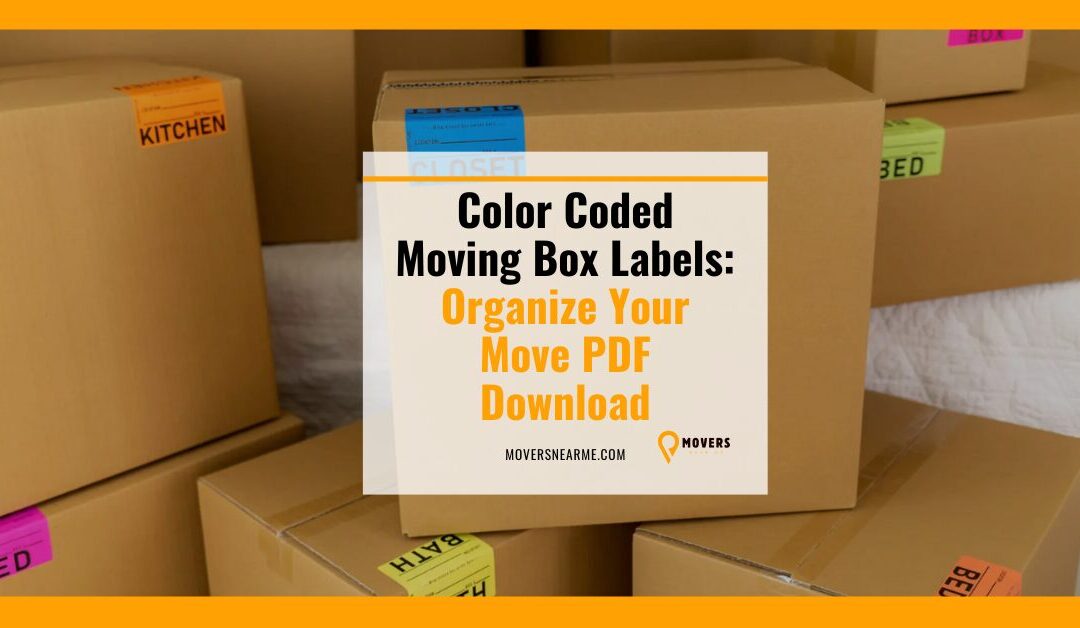 Color-Coded Moving Box Labels