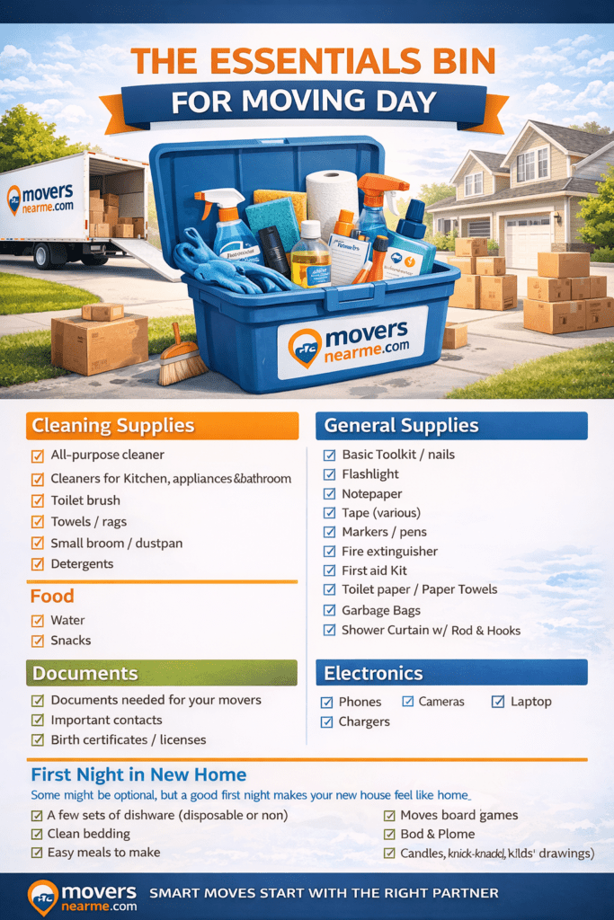 moving day essentials