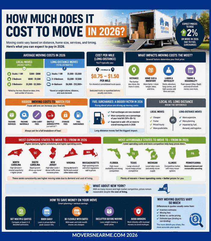 how much does it cost to move in 2026