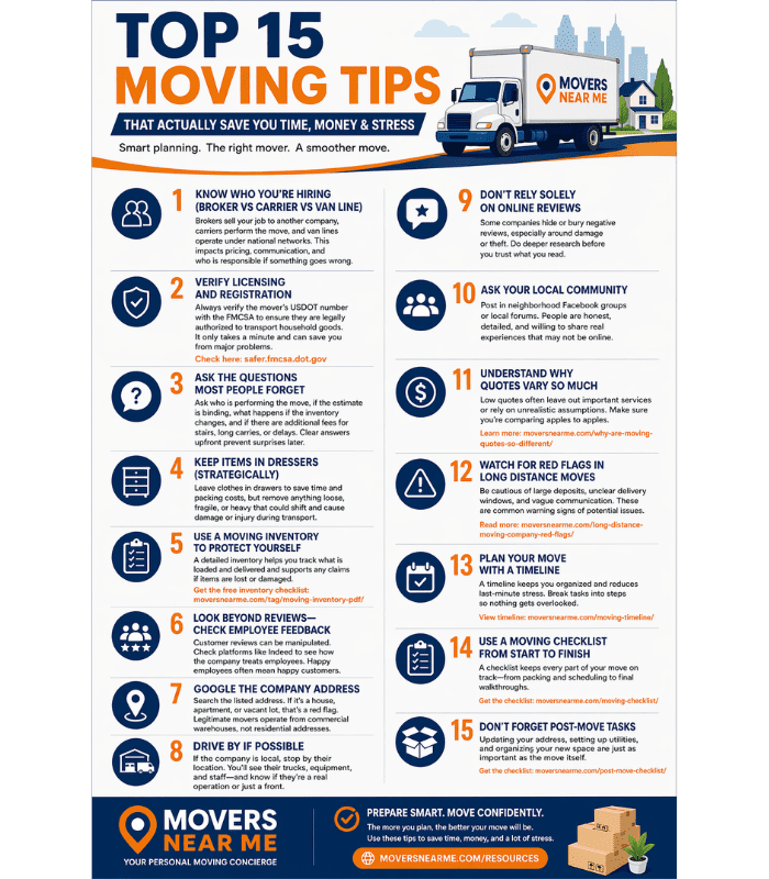 top moving tips 