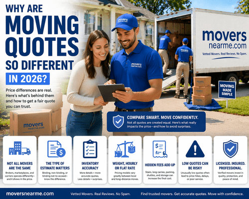 why are moving quotes so different