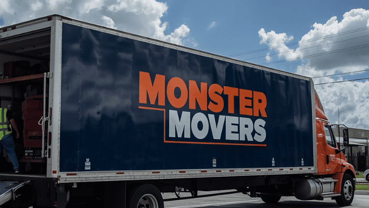 Monster Movers moving truck